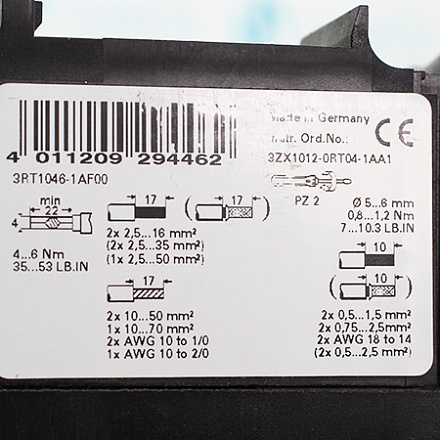 3RT1046-1AF00 Контактор Siemens