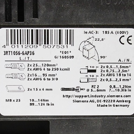 3RT1056-6AP36 Контактор Siemens