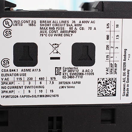 3RT2024-1AP00 Контактор Siemens