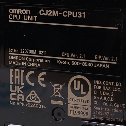 CJ2M-CPU31 Контроллер логический программируемый Omron