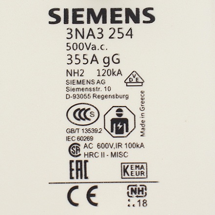 3NA3254 Предохранитель Siemens