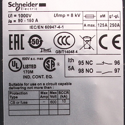 LR9F5369 Реле перегрузки тепловое Schneider Electric