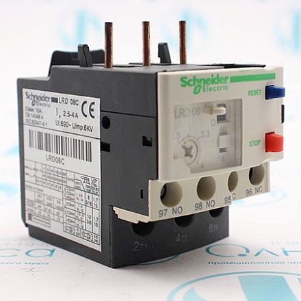 LRD08 C Реле перегрузки Schneider Electric