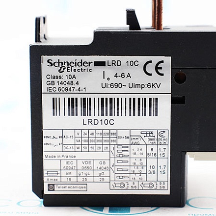 LRD10 C Реле перегрузки Schneider Electric