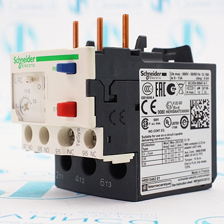 LRD16 Реле перегрузки тепловое Schneider Electric
