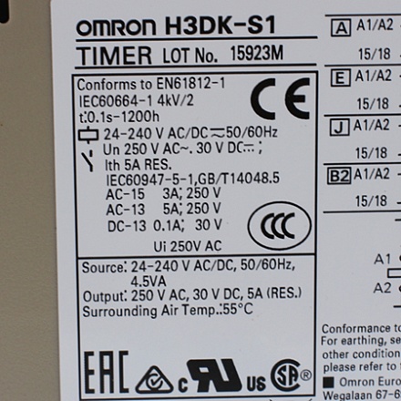 H3DK-S1 24-240VAC/DC Таймер аналоговый Omron