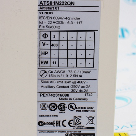 ATS01N222QN Устройство плавного пуска Schneider Electric