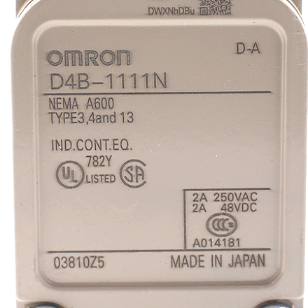 D4B-1111N Выключатель концевой Omron