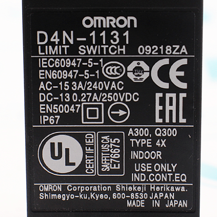 D4N-1131 Выключатель концевой Omron