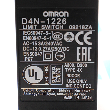 D4N-1226 Выключатель концевой Omron