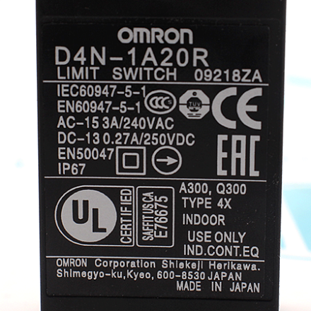 D4N-1A20R Выключатель концевой Omron