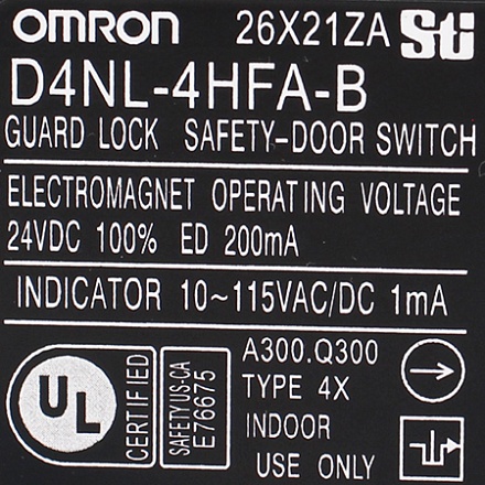 D4NL-4HFA-B Выключатель безопасности дверной Omron