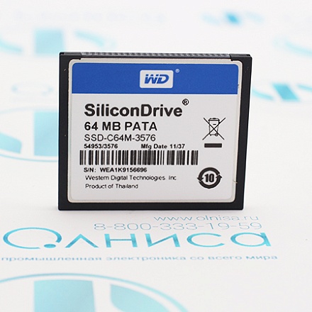 5CFCRD.0064-03/SSD-C64M-3576 Карта памяти 64 МБ B&R/SiliconDrive (б/у)