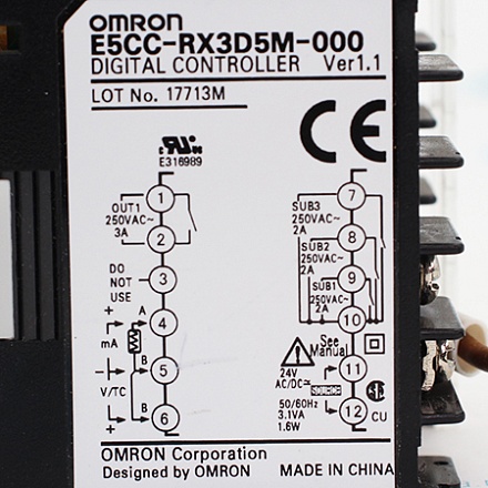 E5CC-RX3D5M-000 Терморегулятор Omron (б/у)