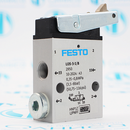 LOS-3-1/8 Распределитель с механическим управлением Festo