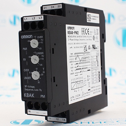 K8AK-PM2 Реле контроля напряжения Omron
