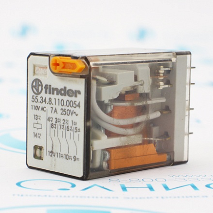 55.34.8.110.0054 Реле промежуточное Finder (с хранения)