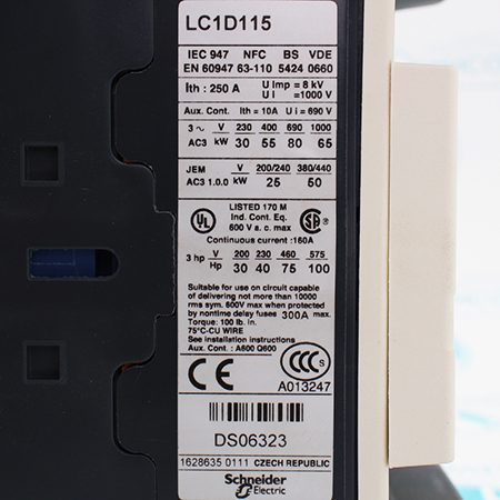 LC1D115BD Контактор Schneider Electric/Telemecanique