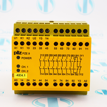 PZE 9 230-240 VAC 8N/O 1N/C 774148 Модуль расширения реле Pilz (На запчасти)