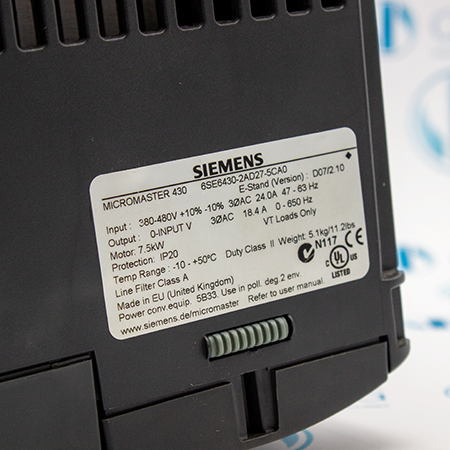 6SE6430-2AD27-5CA0 Преобразователь частоты Siemens