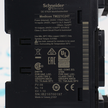 TM221C24T Контроллер программируемый логический Schneider Electric