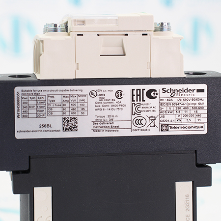 LC1D256BL Контактор Schneider Electric