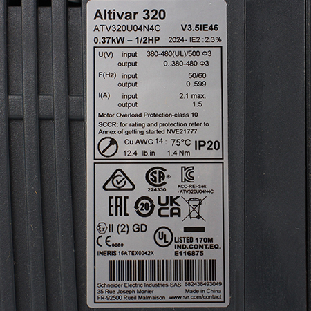 ATV320U04N4C Преобразователь частоты Schneider Electric