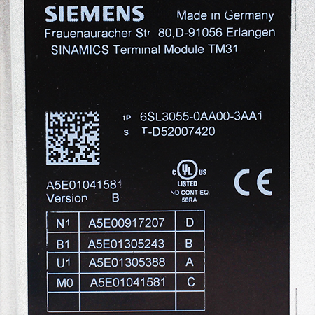 6SL3055-0AA00-3AA1 Модуль терминальный Siemens (б/у)