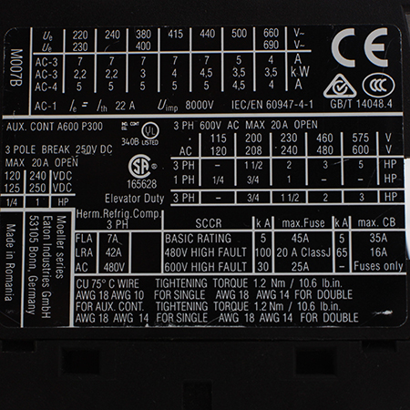 DILM7-10 Контактор Eaton/Moeller