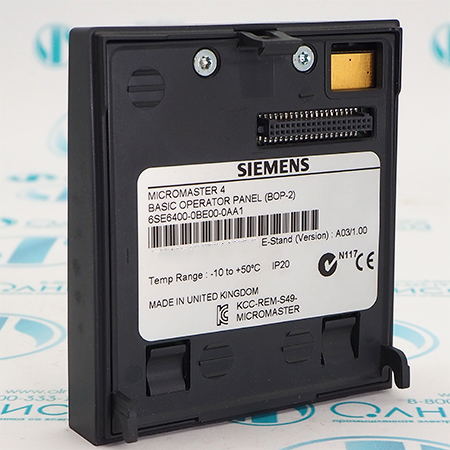 6SE6400-0BE00-0AA1 Панель  Siemens