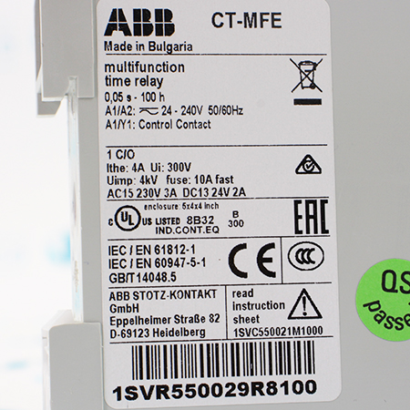 1SVR550029R8100 Реле времени ABB