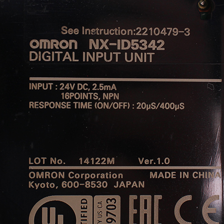 NX-ID5342 Модуль дискретных входов Omron