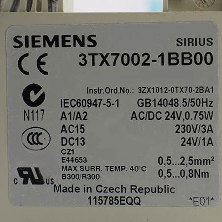 3TX7002-1BB00 24V DC/AC Модуль соединительный Siemens