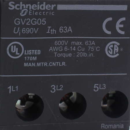GV2G05 Блок клеммный Schneider Electric