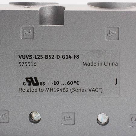 VUVS-L25-B52-D-G14-F8-1C1 Распределитель с электромагнитным управлением Festo
