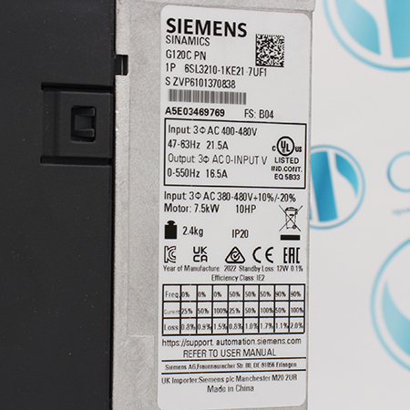 6SL3210-1KE21-7UF1 Преобразователь Siemens