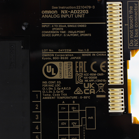 NX-AD2203 Модуль аналогового ввода Omron