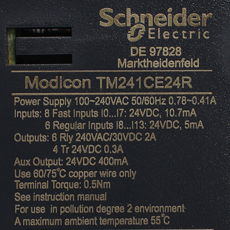 TM241CE24R Блок базовый Schneider Electric