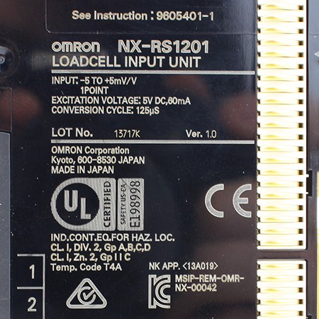NX-RS1201 Блок ввода/вывода Omron