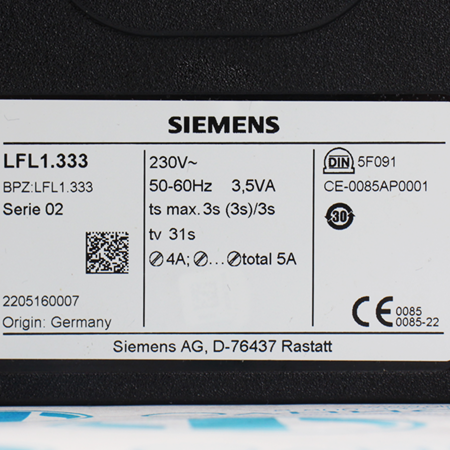 LFL1.333 230V Автомат горения Siemens (с хранения)