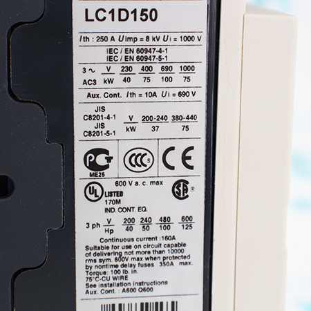 LC1D150P7 Контактор Schneider Electric