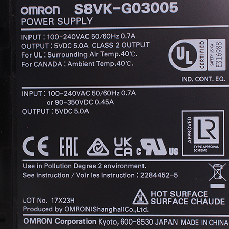 S8VK-G03005 Источник питания импульсный Omron