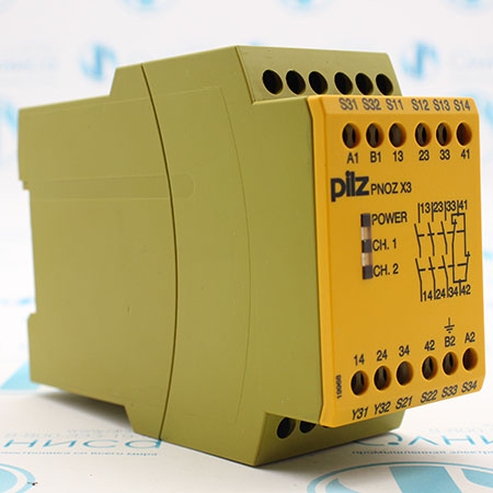 PNOZ X3 24VAC 24VDC 3N/O 1N/C 1SO 774310 Реле безопасности Pilz