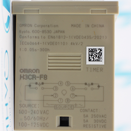 H3CR-F8 AC100-240/DC100-125 Таймер аналоговый сдвоенный Omron