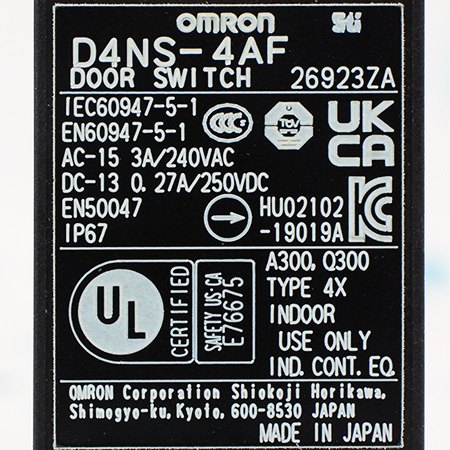 D4NS-4AF Выключатель безопасности Omron