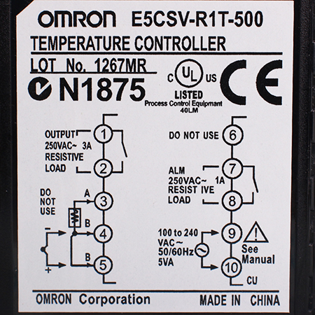 E5CSV-R1T-500 100-240AC Регулятор температуры Omron (с хранения)