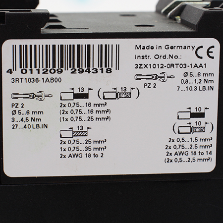 3RT1036-1AB00 Контактор Siemens