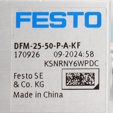 DFM-25-50-P-A-KF Пневмоцилиндр с направляющей Festo