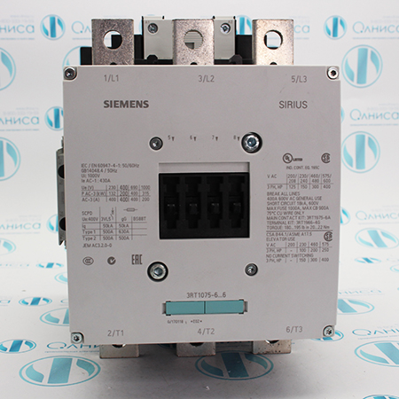 3RT1075-6AP36 Контактор Siemens