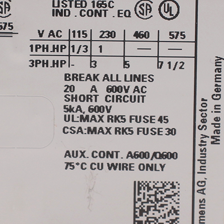 3RT2016-1AP02 Контактор Siemens